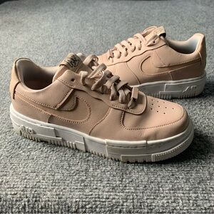 Nike Women's Sneakers in Beige and White